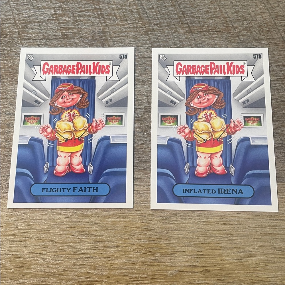 ✨10/$10 GPK SALE✨ Garbage Pail Kids GPK Go on Vacation Base 57a and 57b